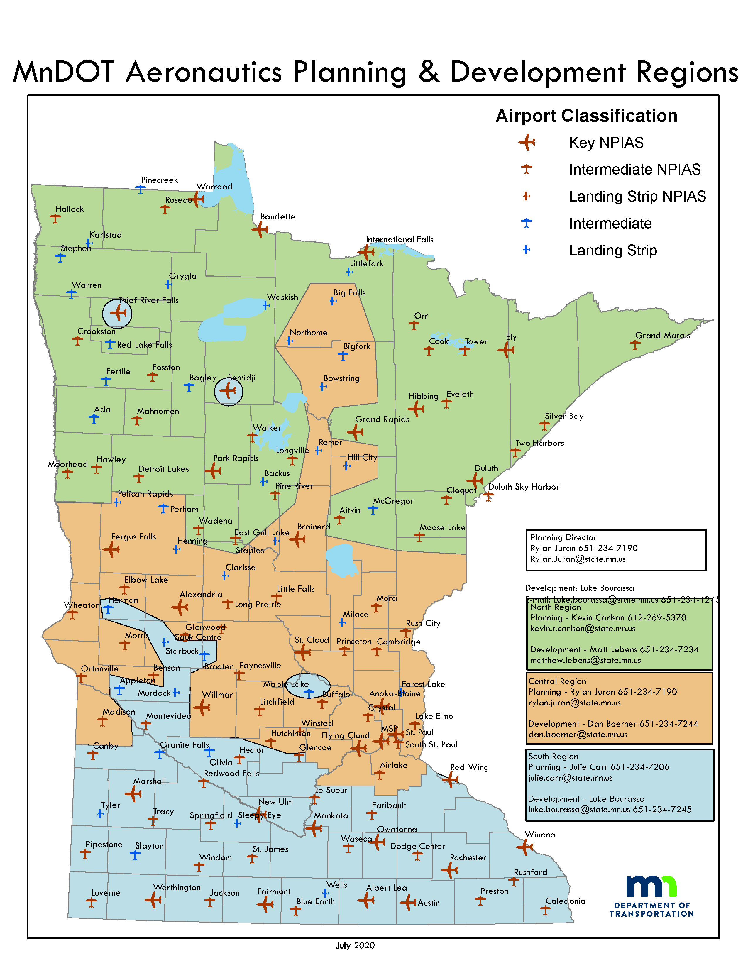 Planning and Zoning ContactAeronautics and AviationAviationMinnesota